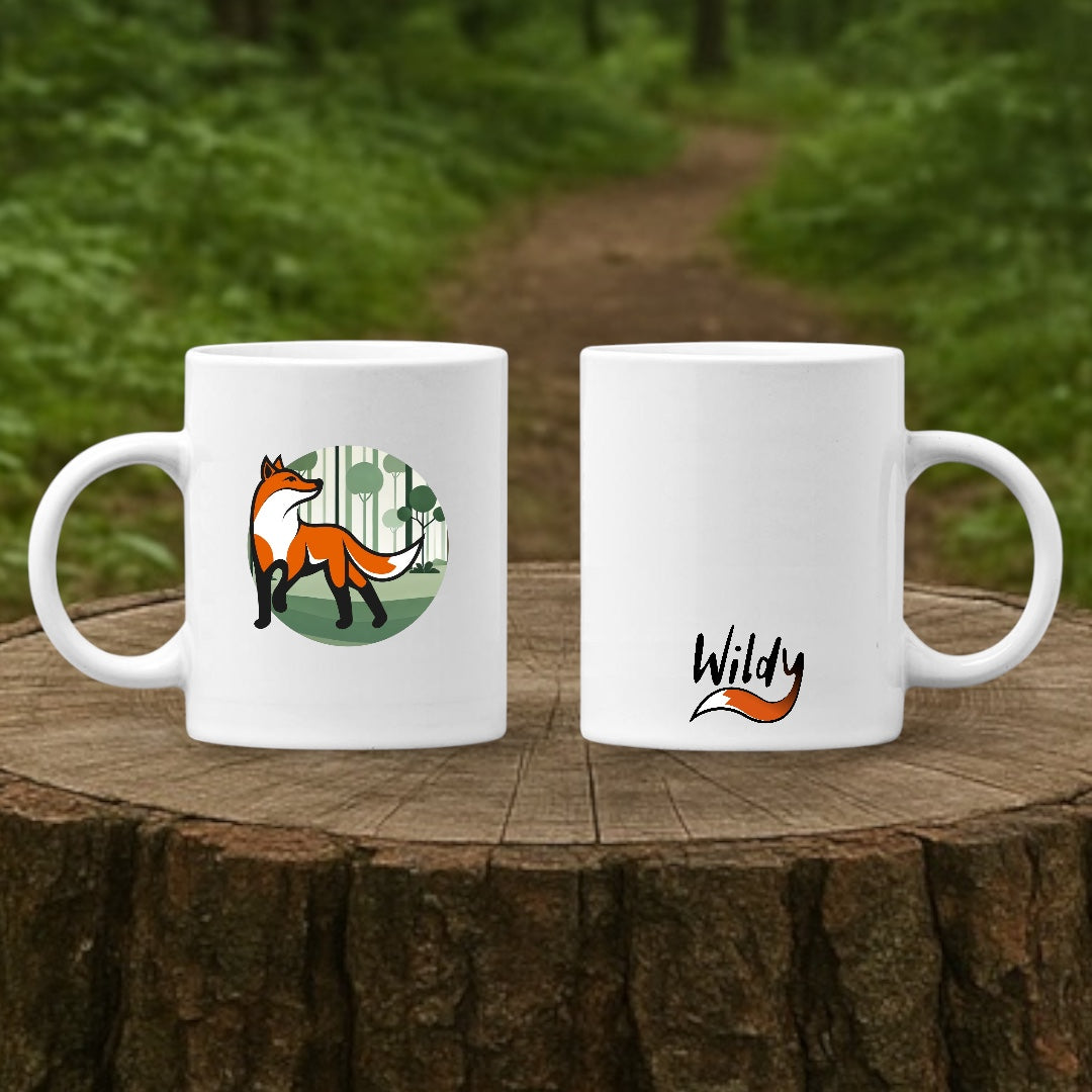 Tazza Mug Wildy in ceramica - Volpe