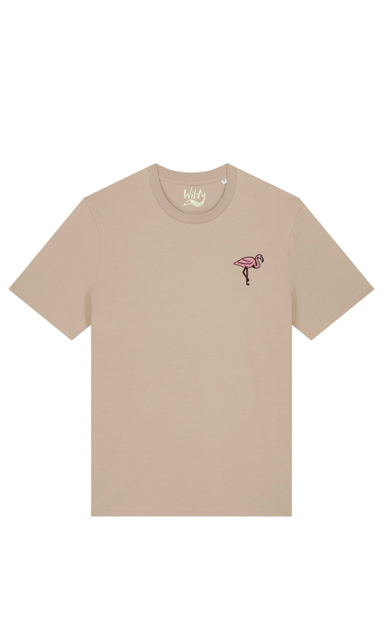 T-SHIRT WILDY 100% cotone biologico certificato - FENICOTTERO