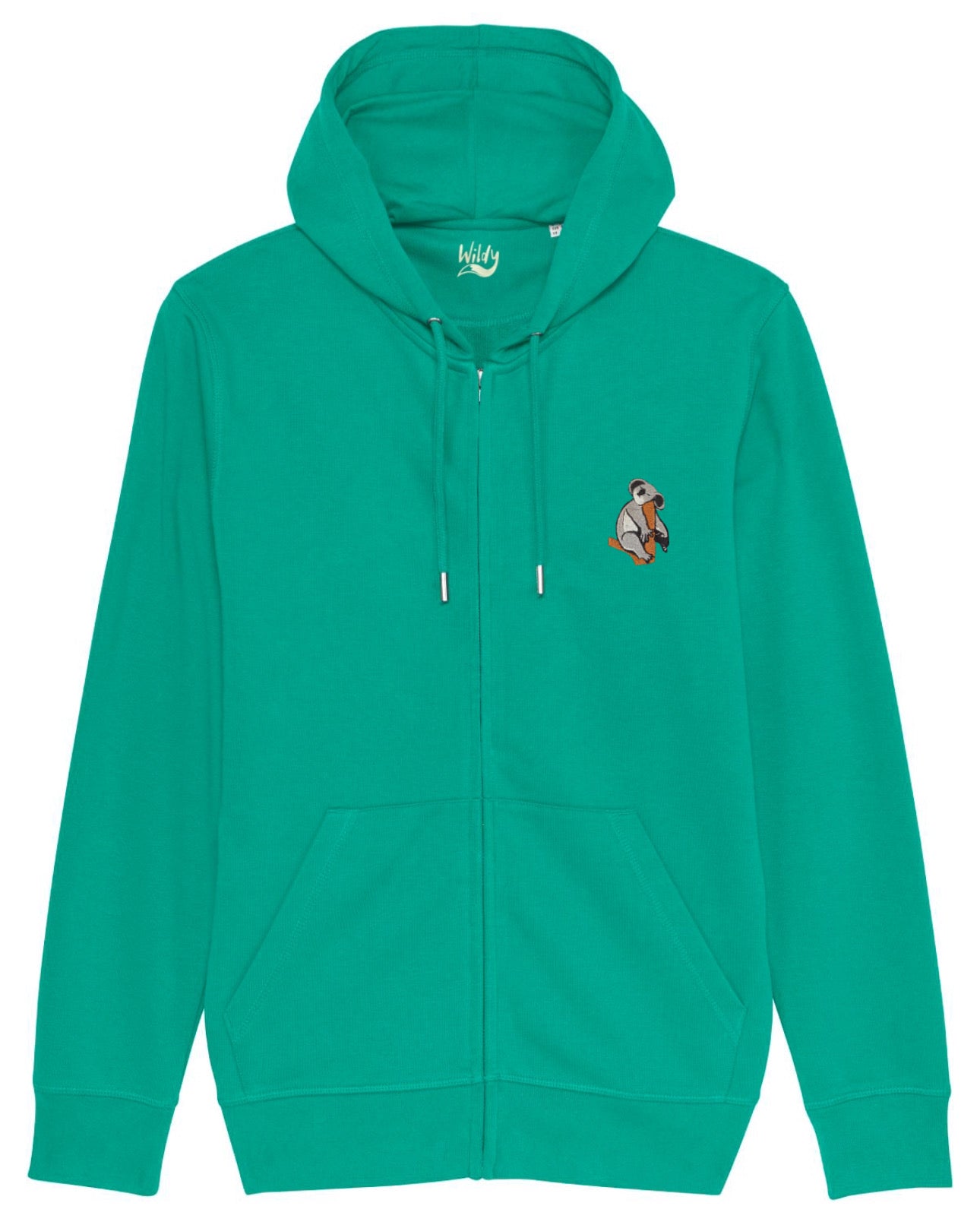 Felpa Wildy Organic Cappuccio Zip Limited Edition - KOALA