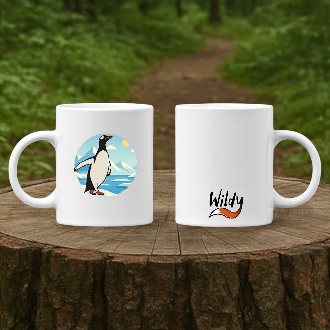 Tazza Mug Wildy in ceramica - Pinguino