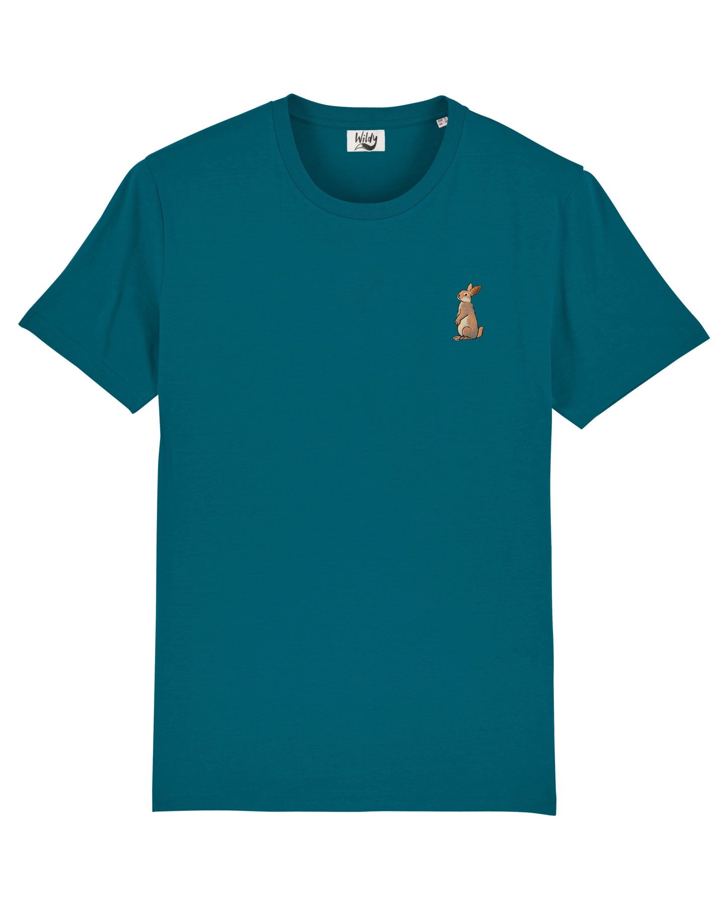 T-SHIRT WILDY 100% cotone biologico certificato - CONIGLIO