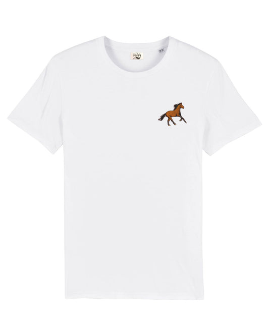T-SHIRT WILDY 100% cotone biologico certificato - CAVALLO