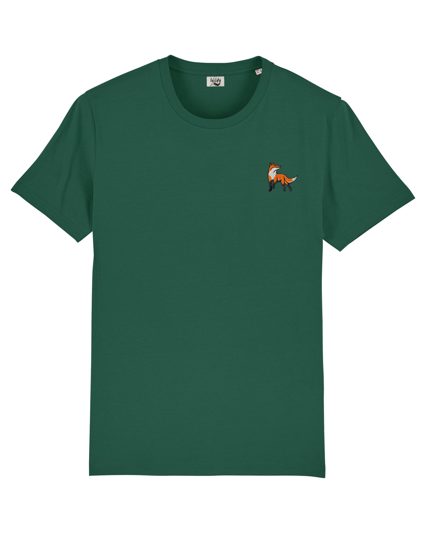 T-SHIRT WILDY OUTLET 100% cotone biologico certificato - VOLPE