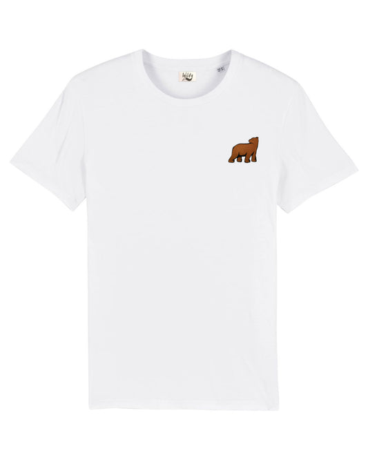 T-SHIRT WILDY 100% cotone biologico certificato - ORSO BRUNO