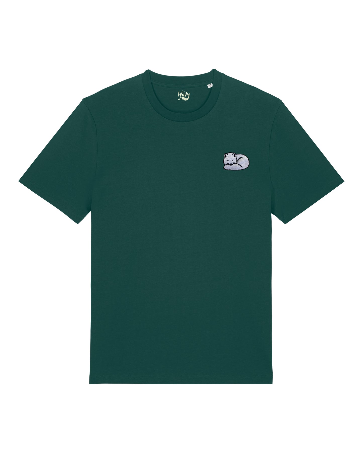 T-SHIRT WILDY 100% cotone biologico certificato - VOLPE ARTICA