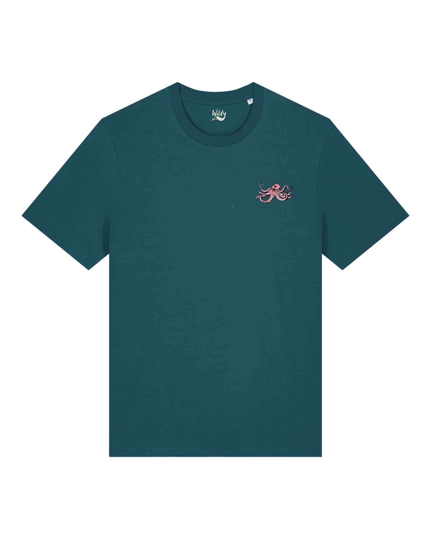 T-SHIRT WILDY 100% cotone biologico certificato - POLPO