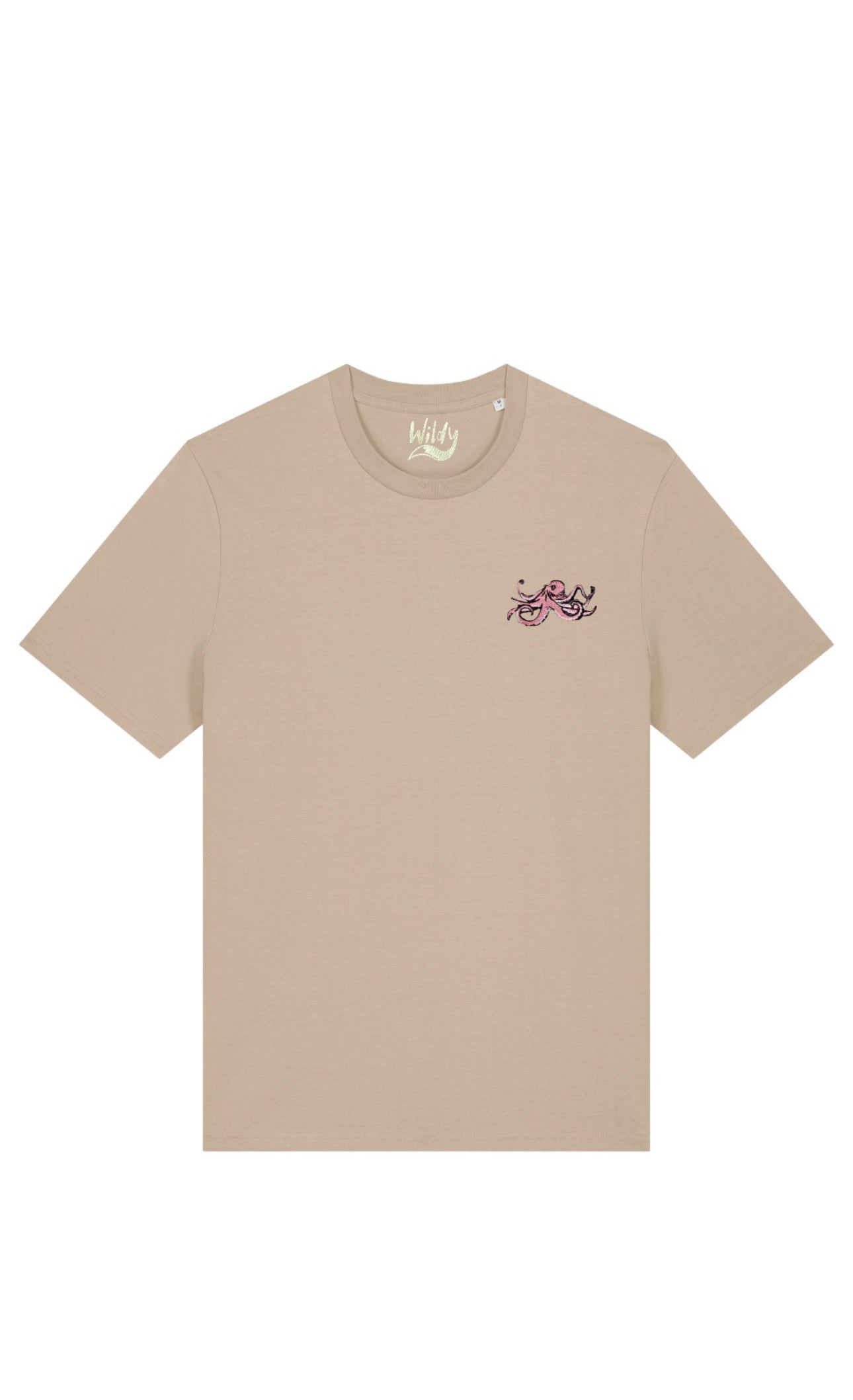 T-SHIRT WILDY 100% cotone biologico certificato - POLPO