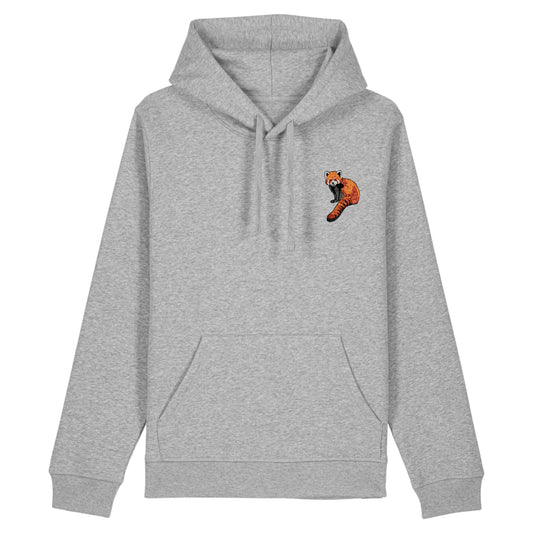 Felpa Wildy organic Cappuccio - PANDA ROSSO