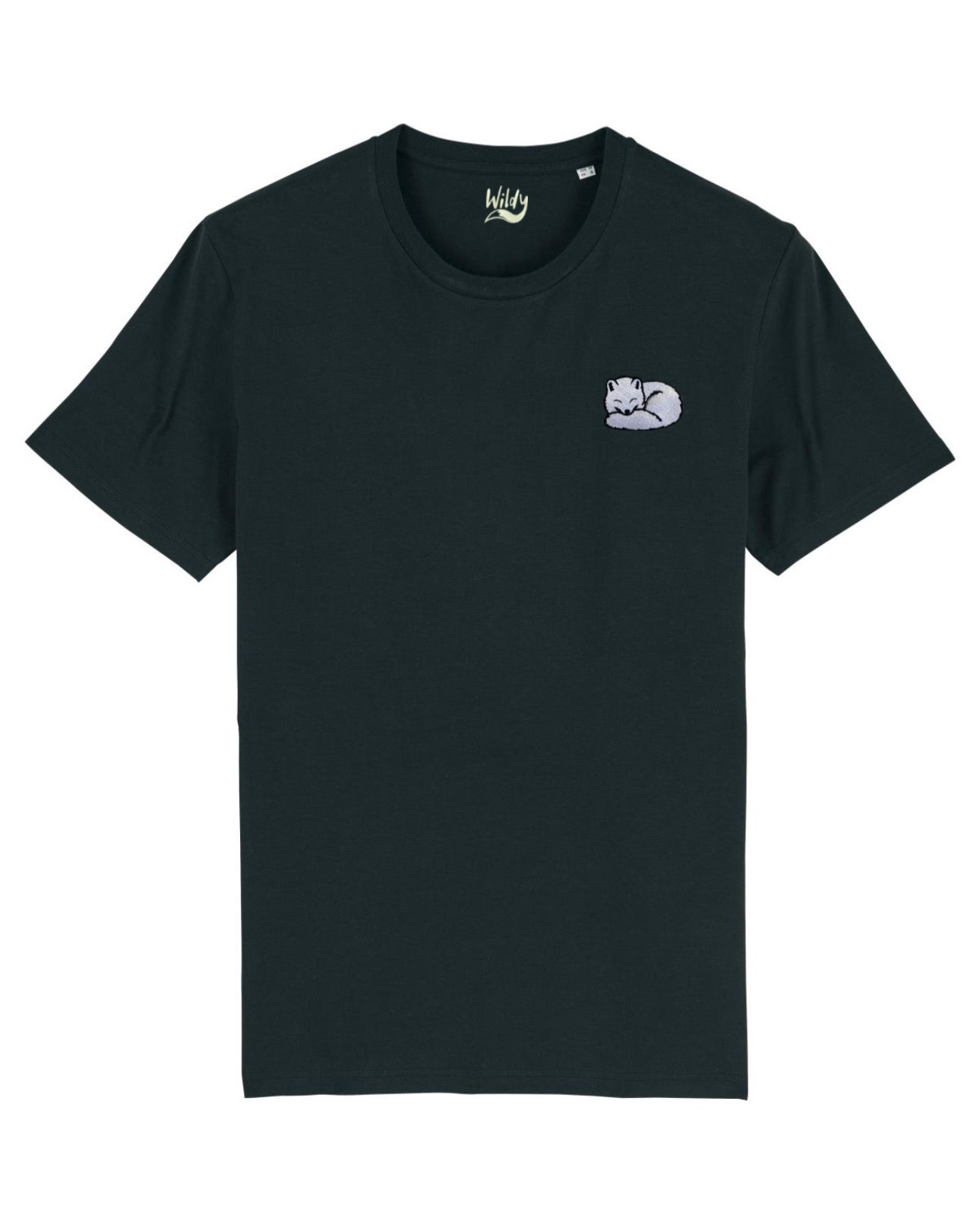T-SHIRT WILDY 100% cotone biologico certificato - VOLPE ARTICA