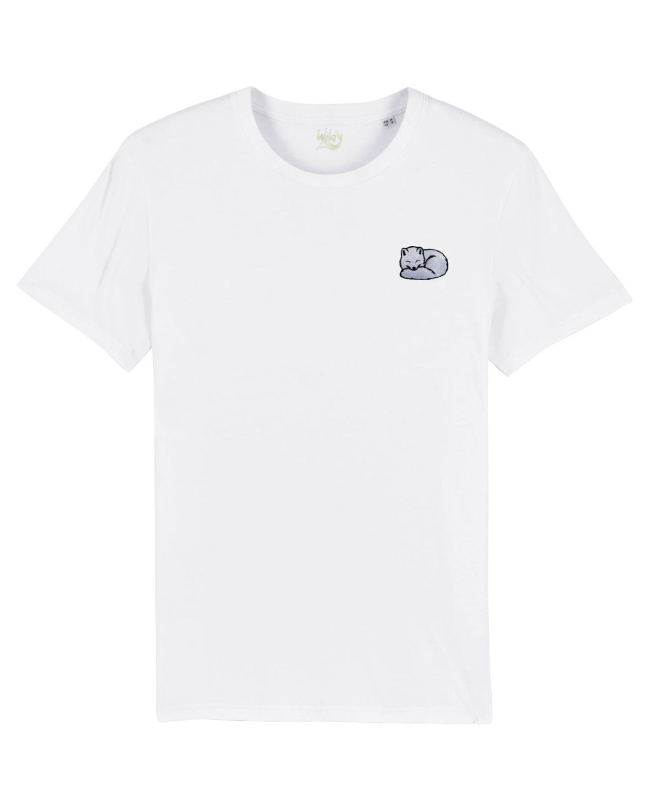 T-SHIRT WILDY 100% cotone biologico certificato - VOLPE ARTICA