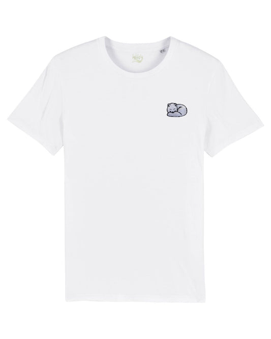 T-SHIRT WILDY 100% cotone biologico certificato - VOLPE ARTICA