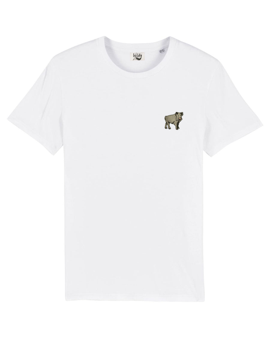 T-SHIRT WILDY 100% cotone biologico certificato - CINGHIALE